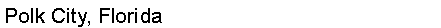 Text Box: Polk City, Florida       